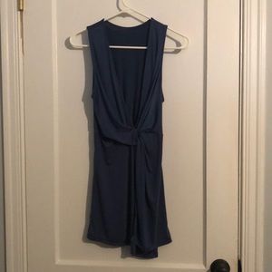 Blue cocktail dress